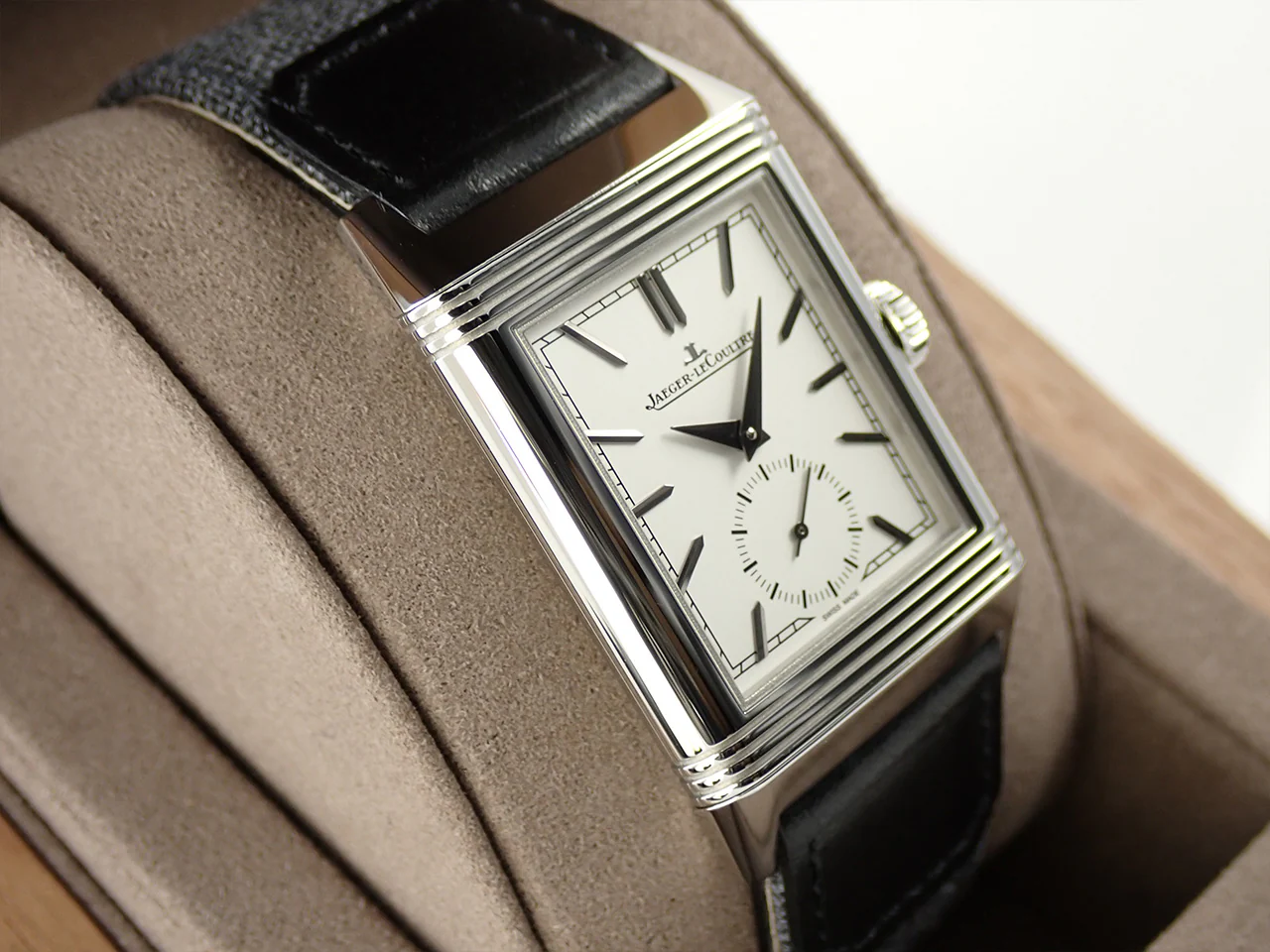ジャガールクルト レベルソ トリビュート スモールセコンド Ref.Q713842J シルバー文字盤 美中古 H1470193 - Image 6