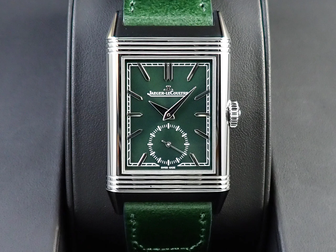 ジャガールクルト レベルソ トリビュート スモールセコンド Ref.Q3978430 グリーン文字盤 極美品 H3KTZRHK - Image 2