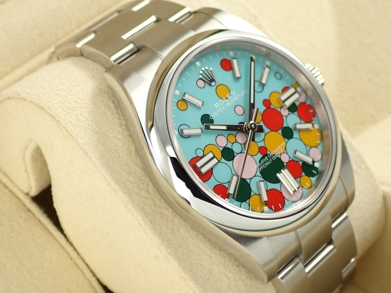 ロレックス オイスターパーペチュアル41 Ref.124300 ステンレススチール セレブレーションモチーフ文字盤 - Image 5