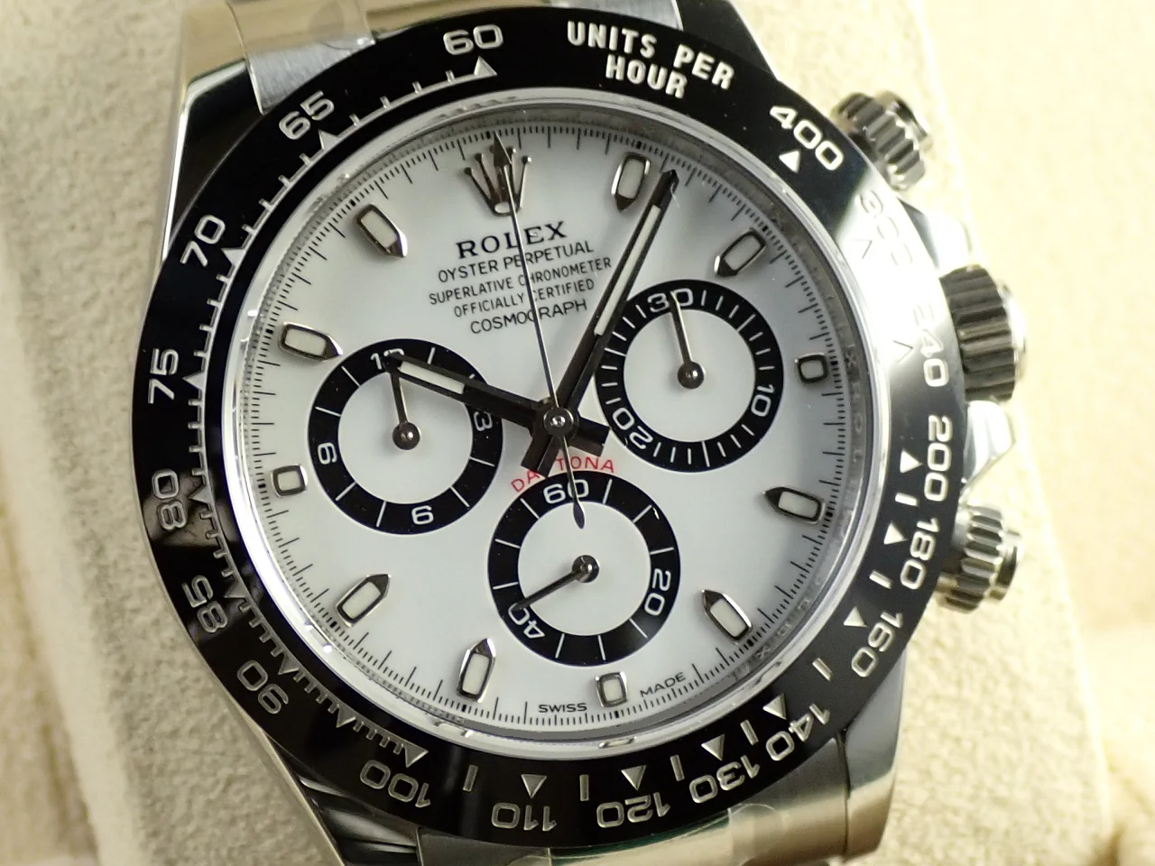 ロレックス デイトナ Ref.116500LN ステンレススチール ホワイト文字盤 - Image 3