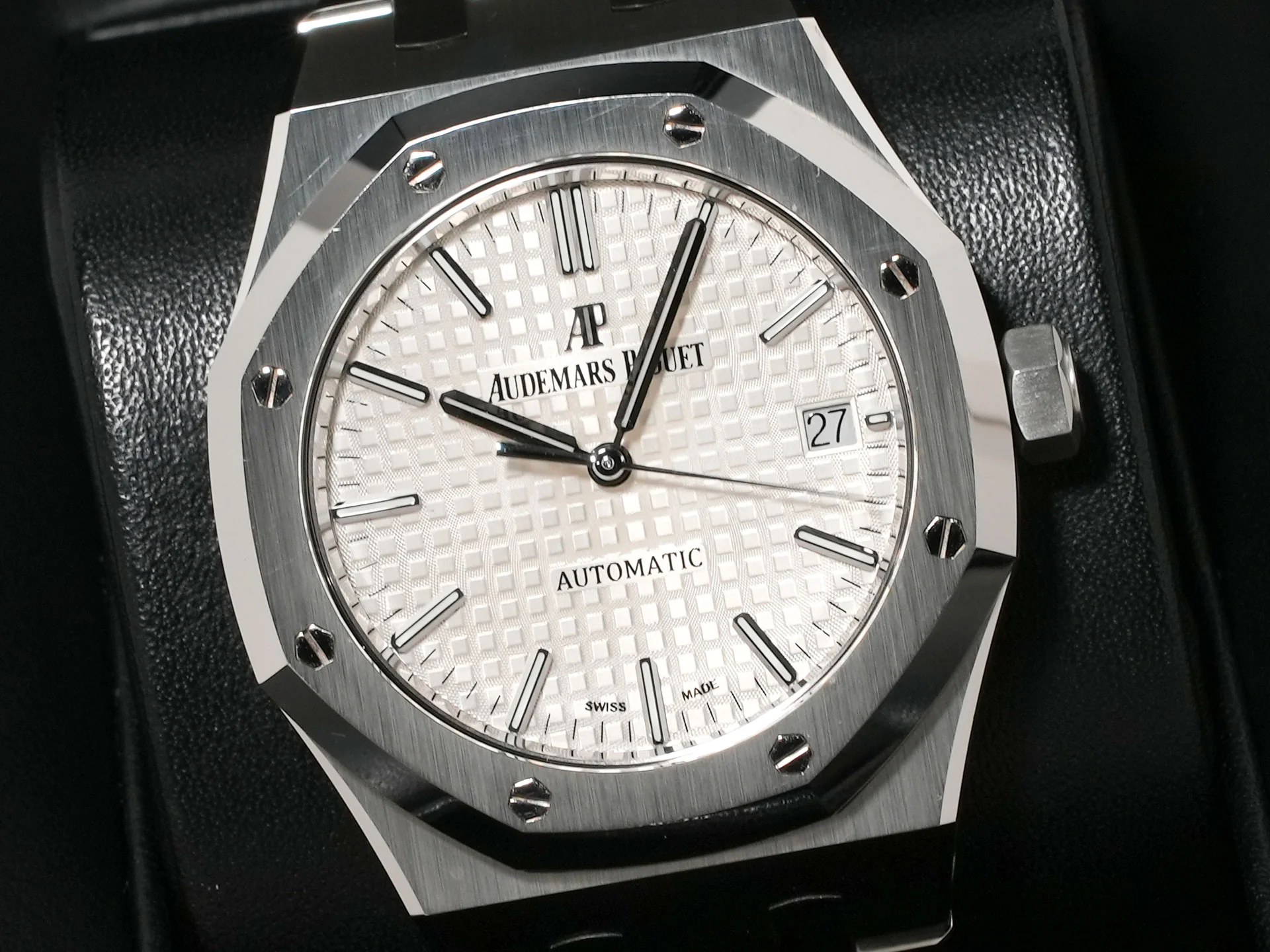 オーデマピゲ ロイヤルオーク Ref.15450ST.OO.1256ST.01 ステンレススチール シルバー文字盤 - Image 3
