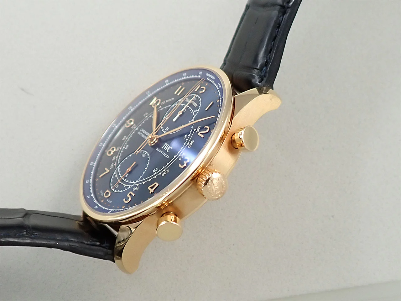 IWC  ポルトギーゼ クロノグラフ ラトラパンテ ブティック ミラノ Ref.IW371215 ブルー文字盤 中古 HA8F2ZRH - Image 4
