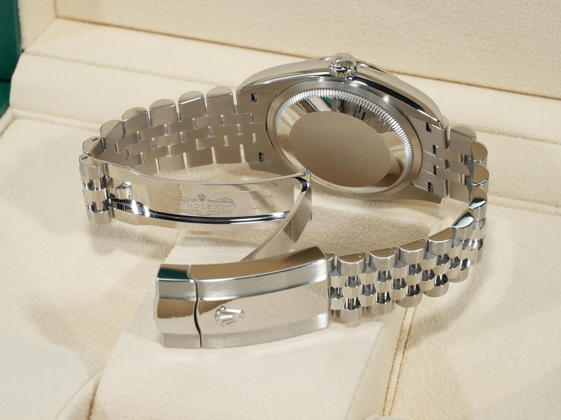 ロレックス デイトジャスト36 Ref.126234 ステンレススチール/ホワイトゴールド スレートローマン文字盤 ジュビリーブレスレット 美品 haj23jkh - Image 8