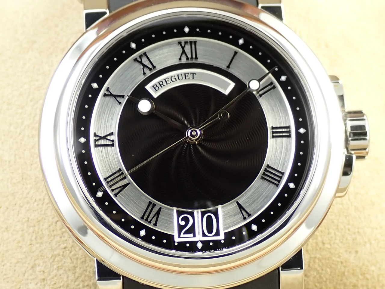 ブレゲ マリーン ラージデイト Ref.5817ST/92/5V8 ブラック文字盤 美品 HCH25L76 - Image 3