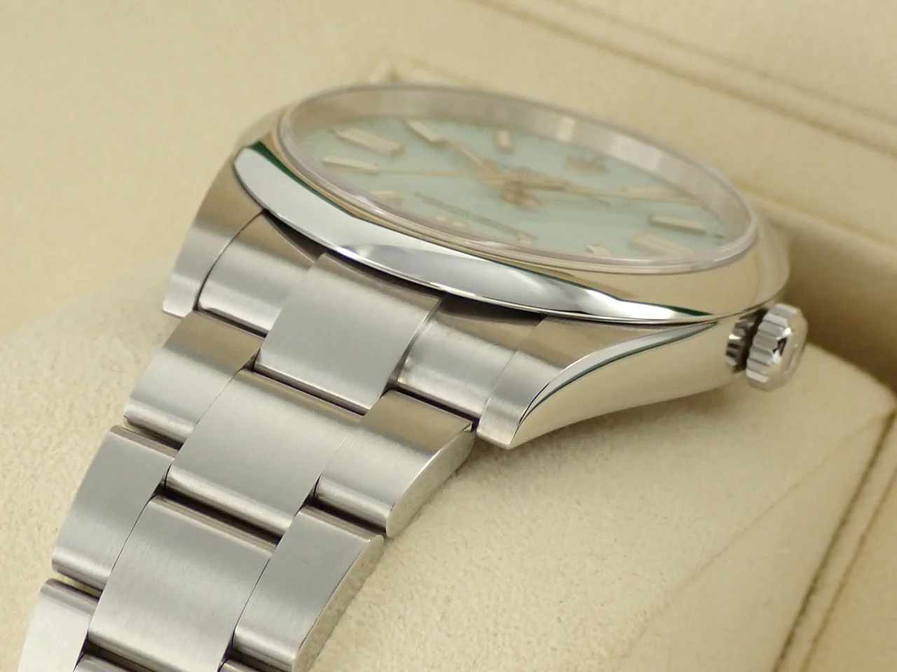 ロレックス オイスターパーペチュアル41 Ref.124300 ステンレススチール ターコイズ文字盤 - Image 6