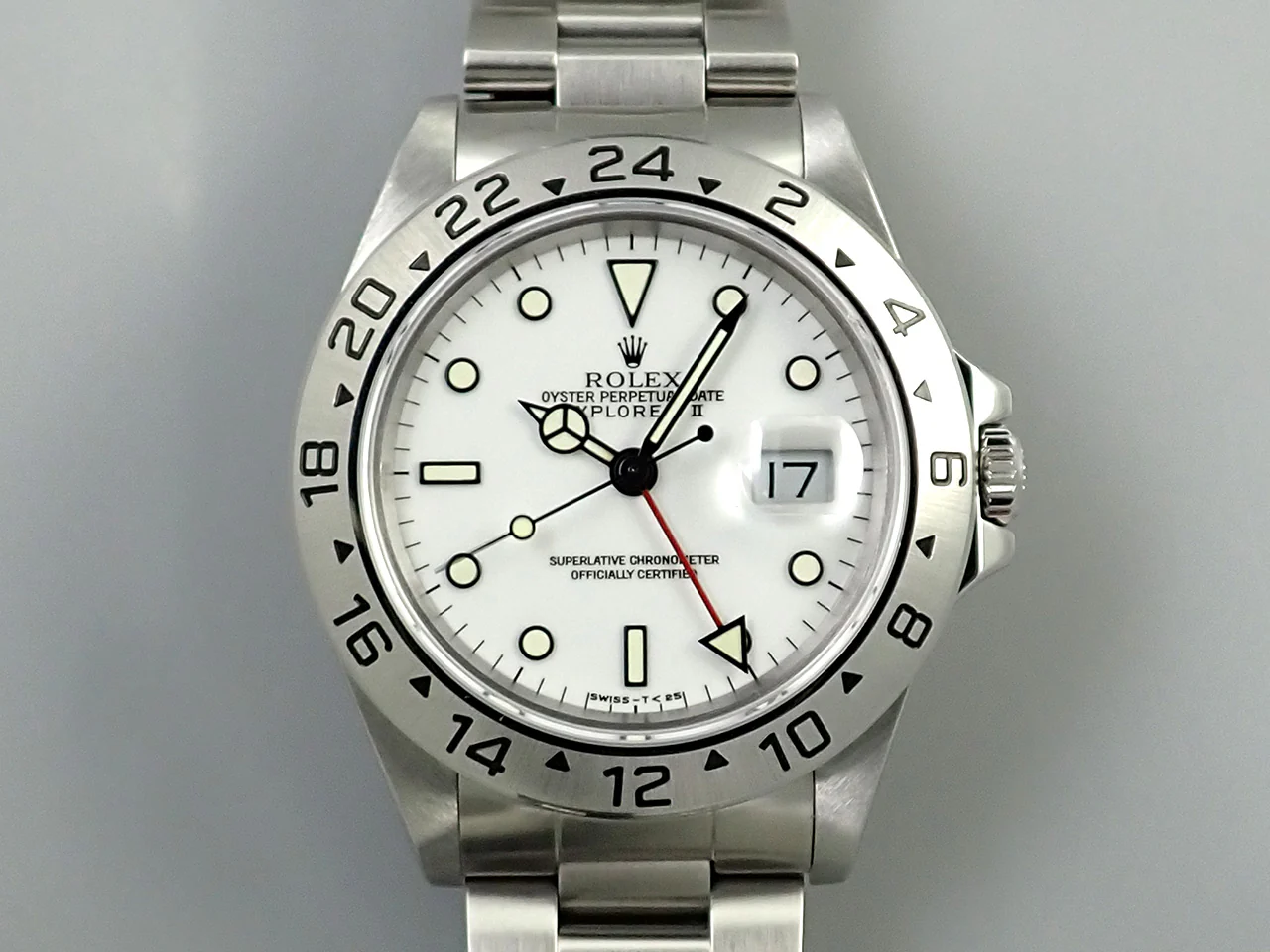 ロレックス エクスプローラーII Ref.16570 ステンレススチール ホワイト文字盤 - Image 2