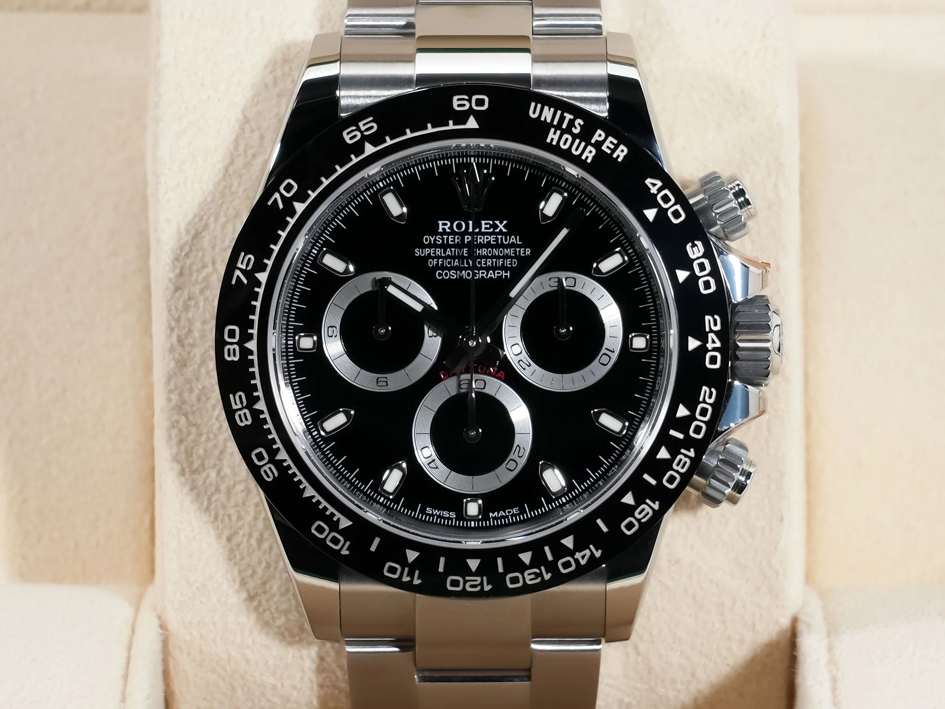 ロレックス デイトナ Ref.116500LN ステンレススチール ブラック文字盤 - Image 2