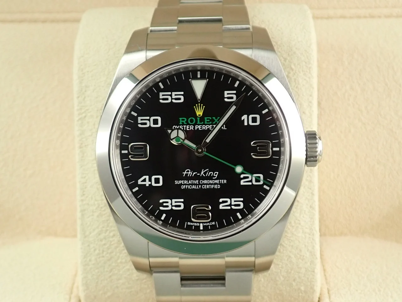 ロレックス エアキング Ref.116900 ステンレススチール ブラック文字盤 - Image 2