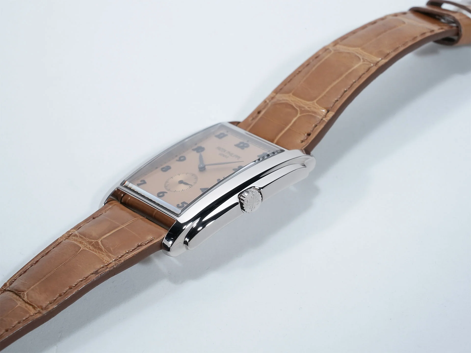 パテックフィリップ ゴンドーロ Ref.5124G-001 ホワイトゴールド サーモン文字盤 - Image 4