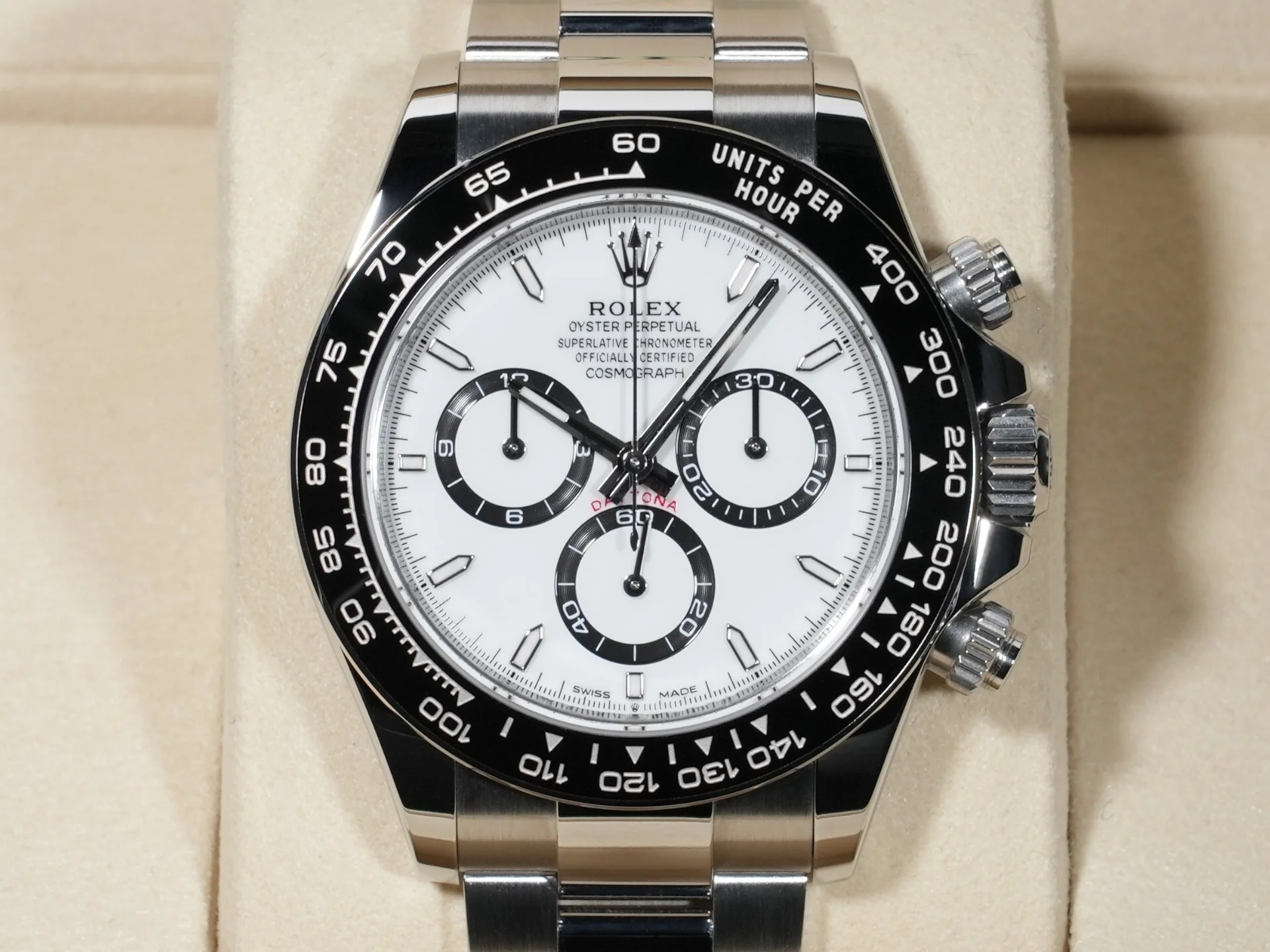 ロレックス デイトナ Ref.126500LN ステンレススチール ホワイト文字盤 - Image 2