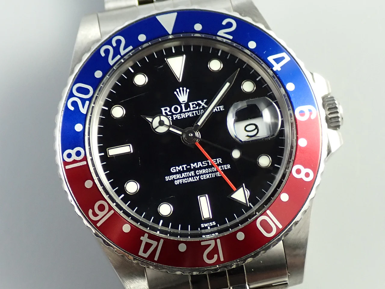 ロレックス GMTマスター Ref.16750 ステンレススチール ブラック文字盤 ジュビリーブレスレット 中古 HXF9TTAU - Image 3