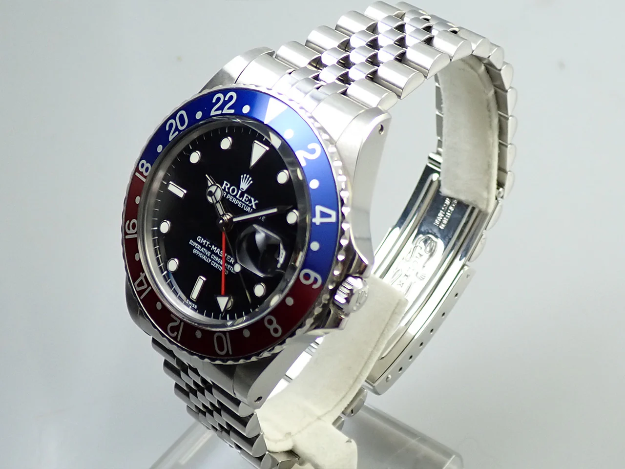 ロレックス GMTマスター Ref.16750 ステンレススチール ブラック文字盤 ジュビリーブレスレット 中古 HXF9TTAU - Image 4