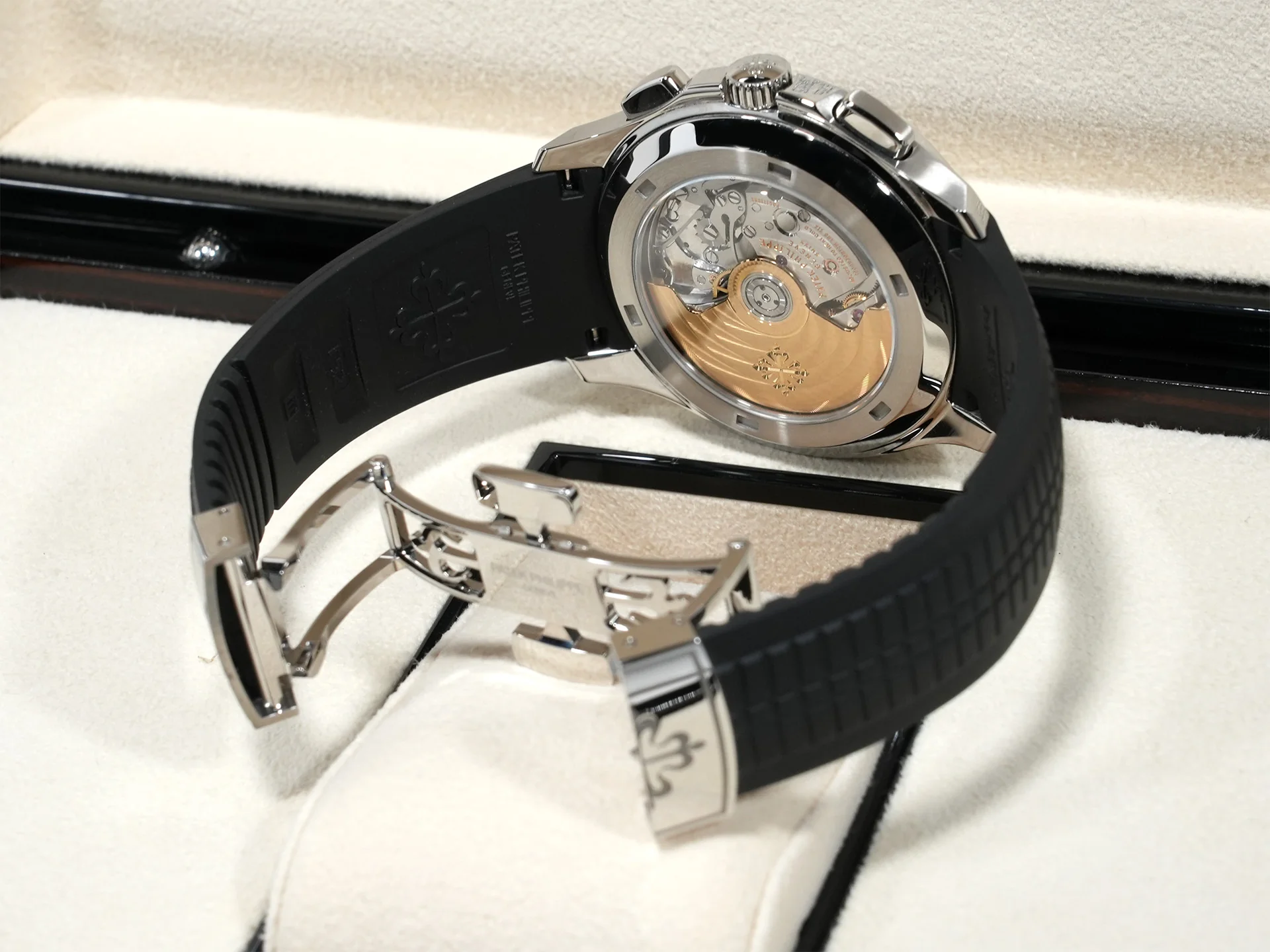 パテックフィリップ アクアノート クロノグラフ Ref.5968A-001 ステンレススチール ブラック文字盤 美中古 hxysfr8f - Image 8