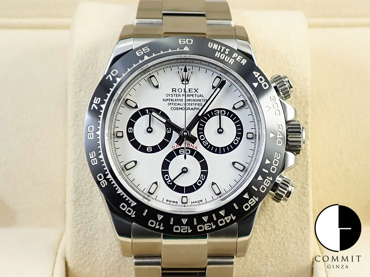 ロレックス デイトナ Ref.116500LN ステンレススチール ホワイト文字盤