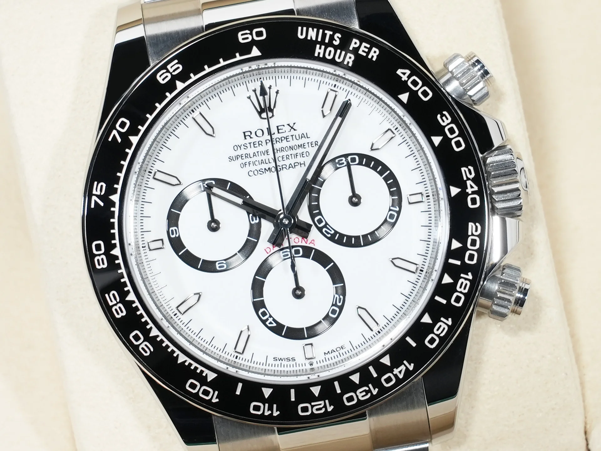 ロレックス デイトナ Ref.126500LN ステンレススチール ホワイト文字盤 未使用 i5omwkf8 - Image 3