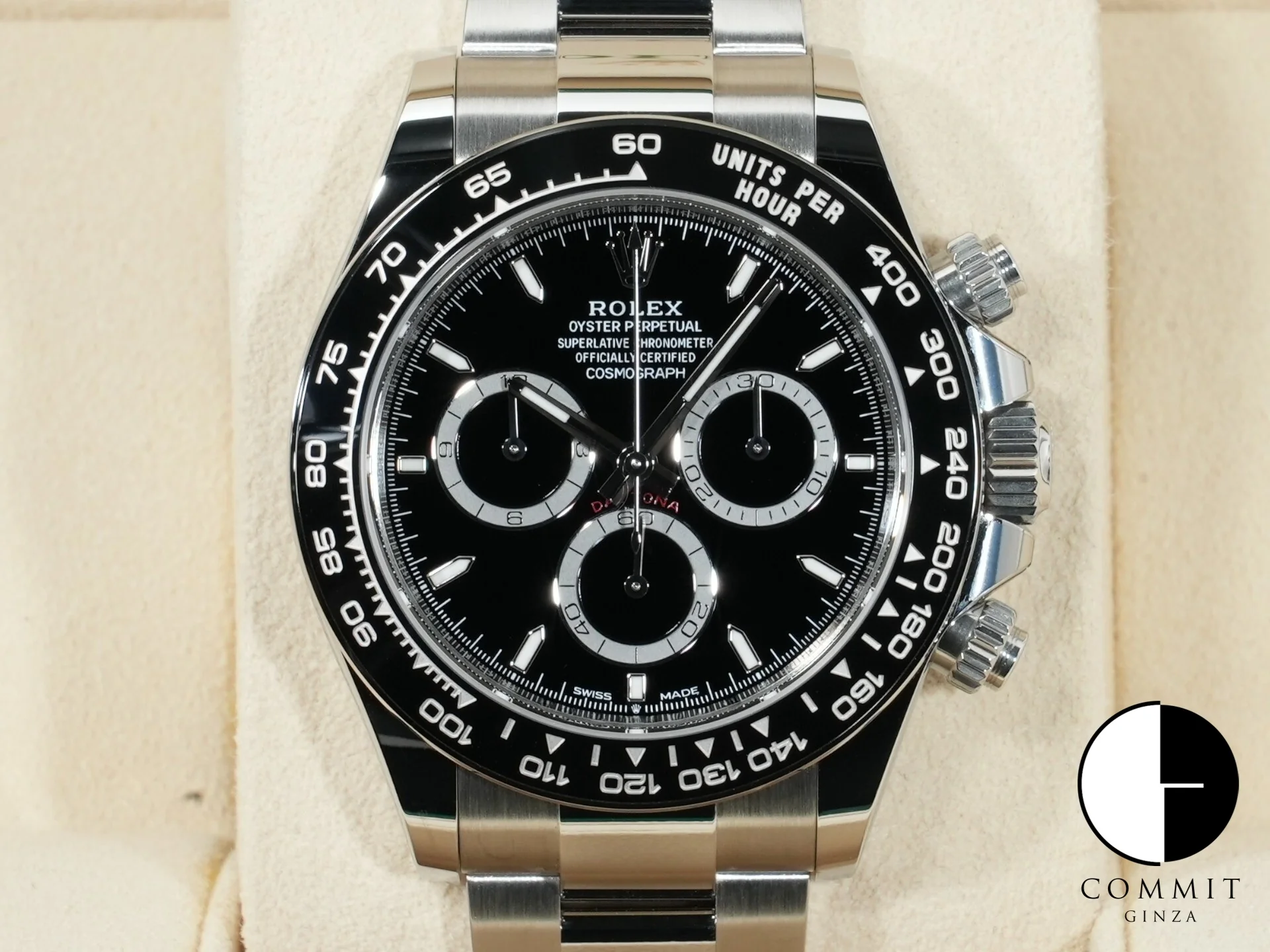 ロレックス デイトナ Ref.126500LN ステンレススチール ブラック文字盤