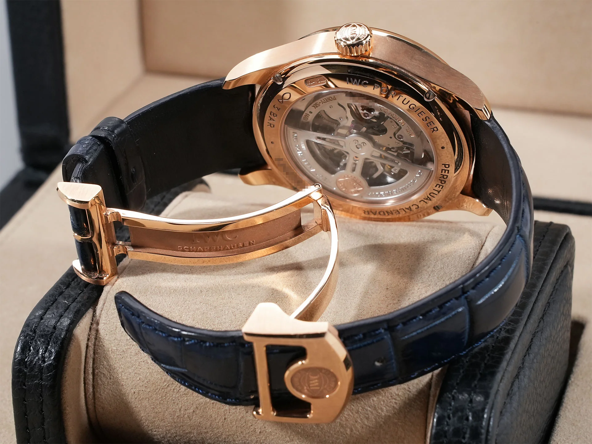 IWC ポルトギーゼ パーペチュアルカレンダー Ref.IW344202 18KREG シルバー文字盤 美品 i8eobsoi - Image 8