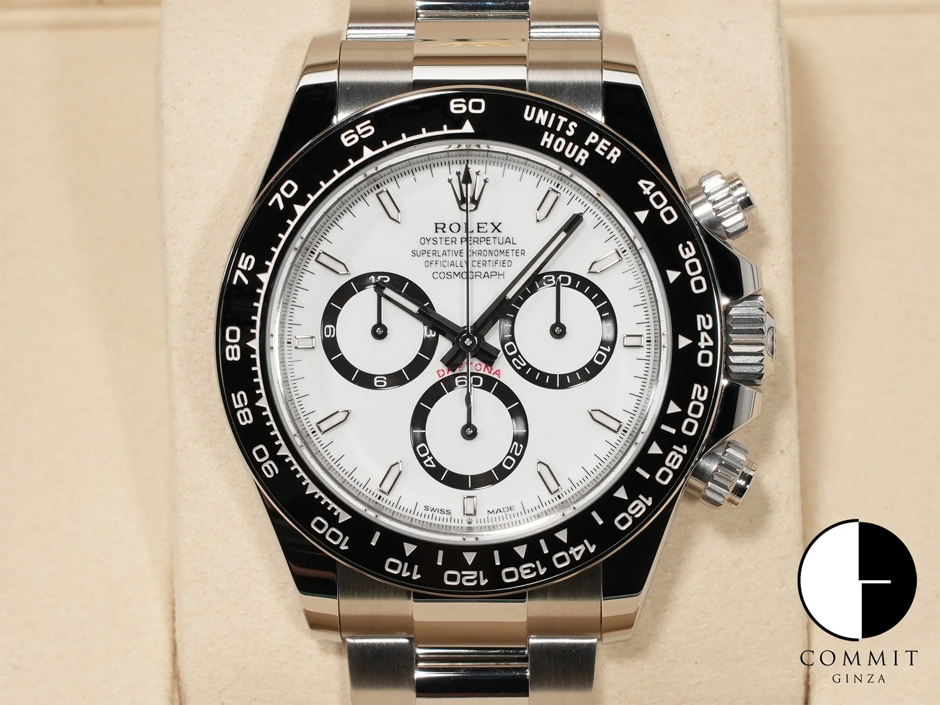 ロレックス デイトナ Ref.126500LN ステンレススチール ホワイト文字盤 未使用 icjy6uyt