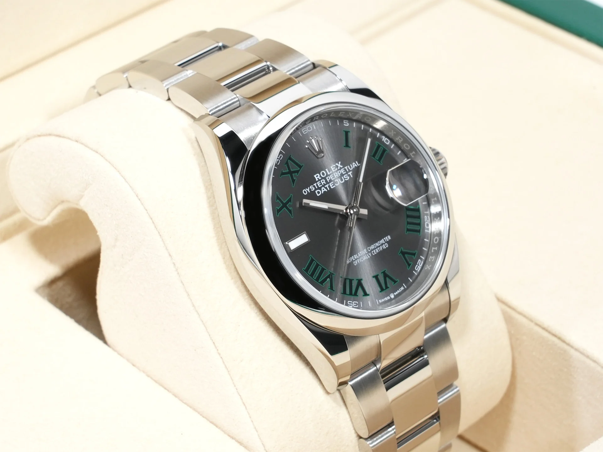 ロレックス デイトジャスト36 Ref.126200 ステンレススチール スレートローマン文字盤 オイスターブレスレット 未使用 ikcxuvs5 - Image 5