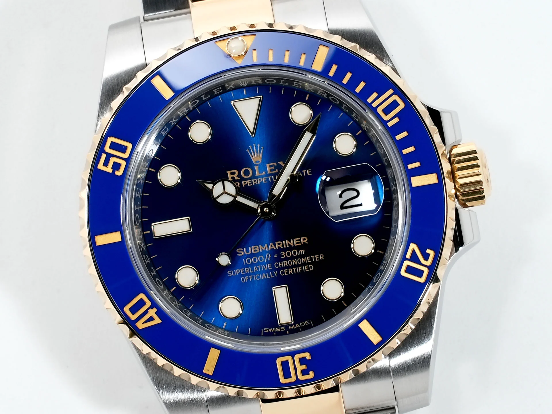 ロレックス サブマリーナー デイト Ref.116613LB ステンレススチール/イエローゴールド ブルー文字盤 美品 ikq88bha - Image 3
