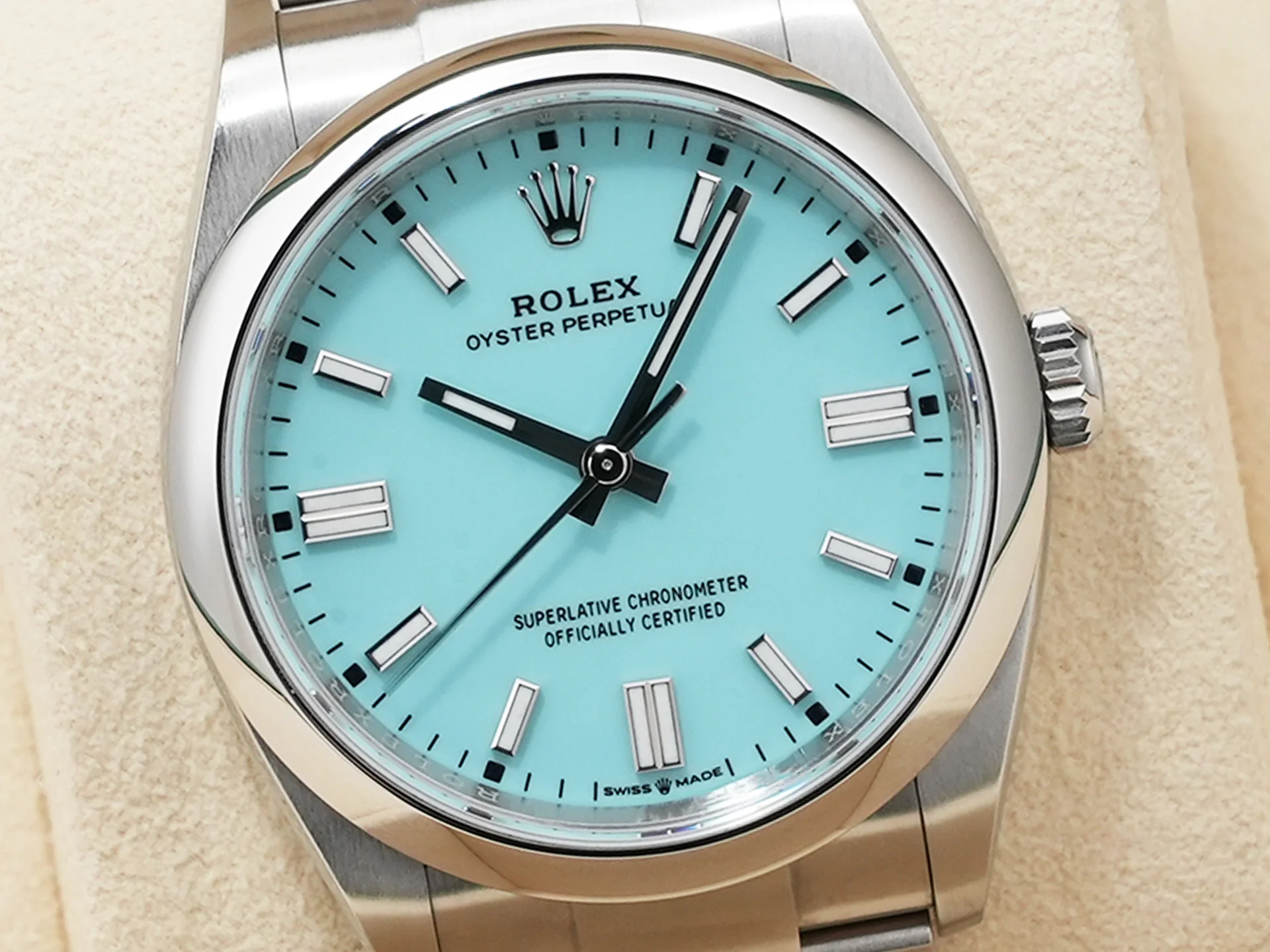 ロレックス オイスターパーペチュアル36 Ref.126000 ステンレススチール ターコイズ文字盤 - Image 3