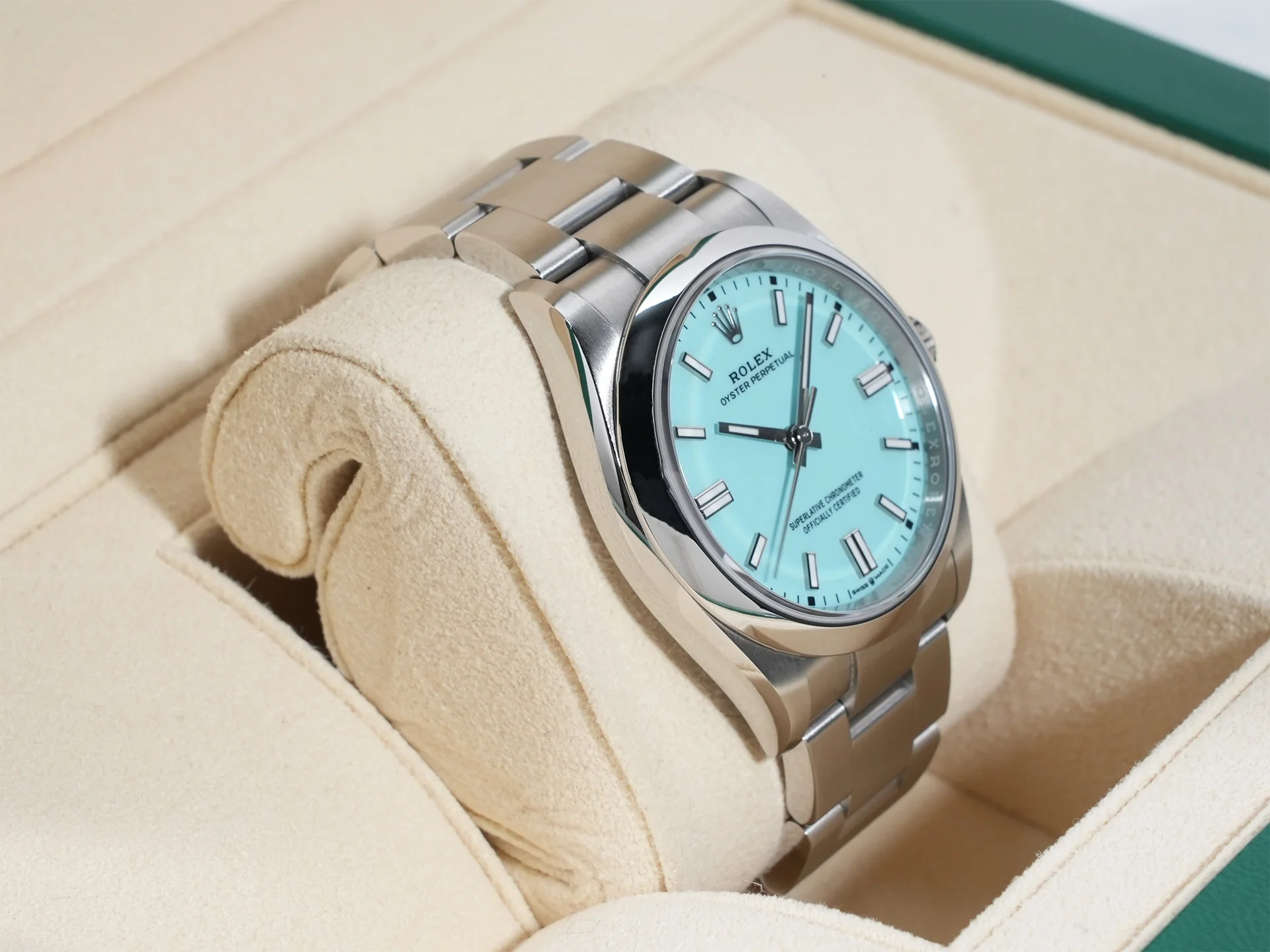 ロレックス オイスターパーペチュアル36 Ref.126000 ステンレススチール ターコイズ文字盤 - Image 5
