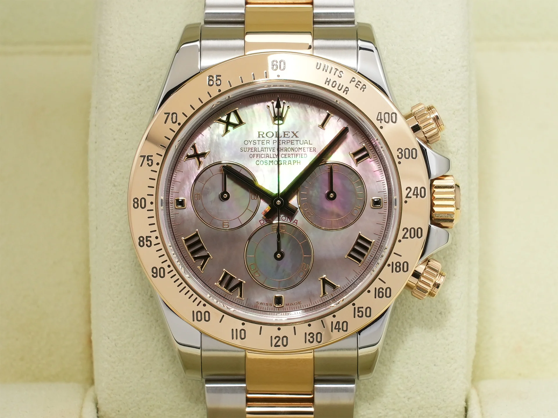 ロレックス デイトナ Ref.116523NR ステンレススチール/イエローゴールド ブラックシェル文字盤 美品 iygj4we9 - Image 2