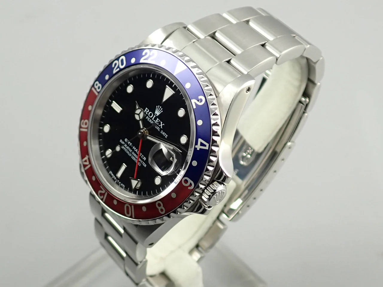 ロレックス GMTマスター Ref.16700 ステンレススチール ブラック文字盤 オイスターブレスレット - Image 4