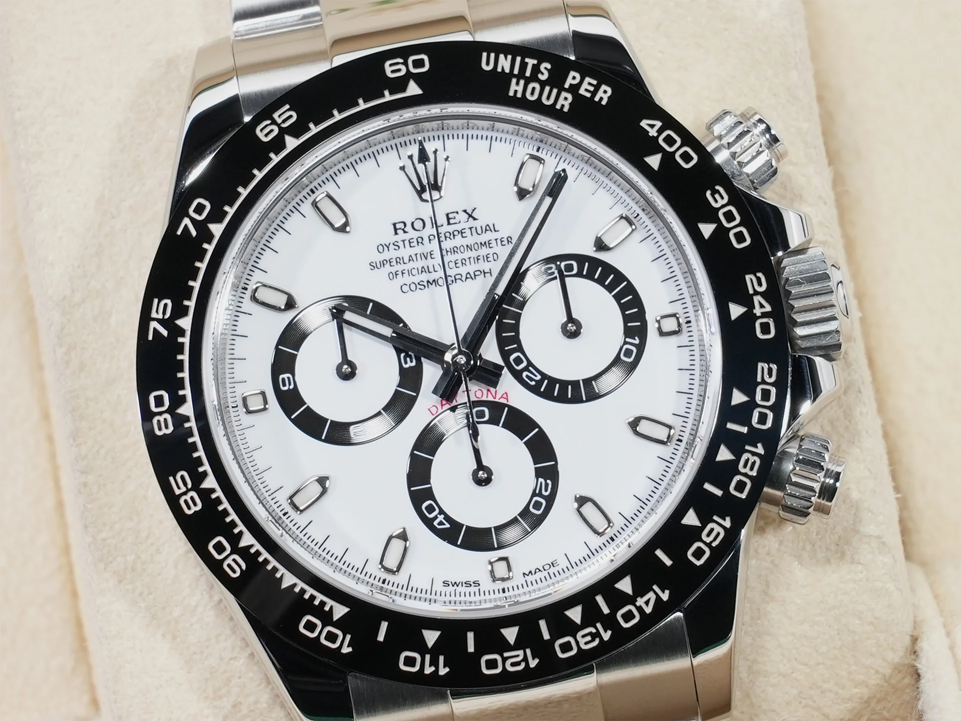 ロレックス デイトナ Ref.116500LN ステンレススチール ホワイト文字盤 美品 j5kpi2mv - Image 3