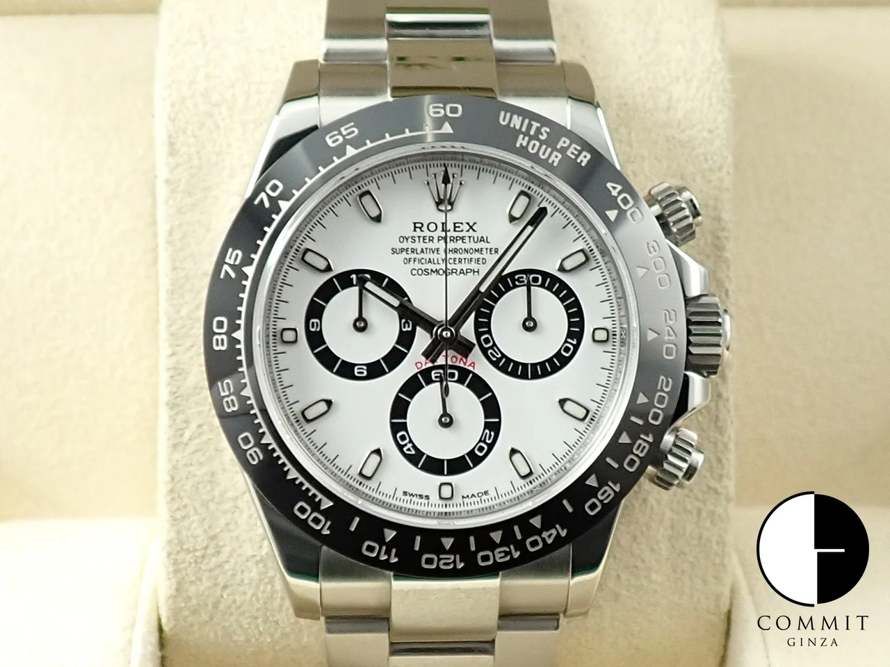 ロレックス デイトナ Ref.116500LN ステンレススチール ホワイト文字盤