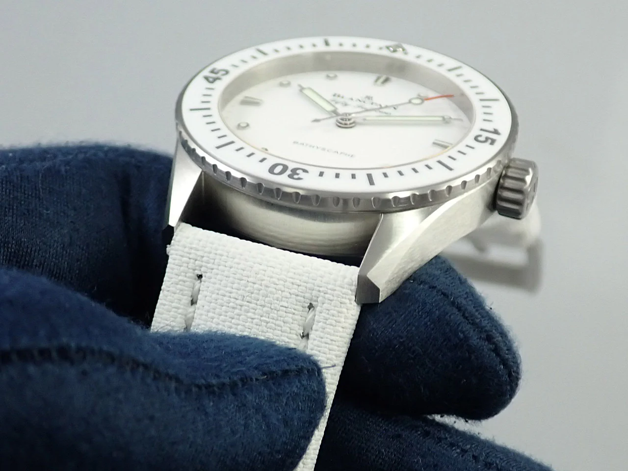 ブランパン フィフティ ファゾムス バチスカーフ Ref.5100-1127-W52A ホワイト文字盤 未使用 J713S0CL - Image 6