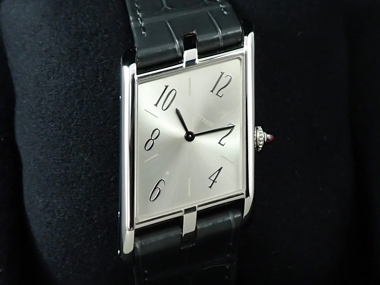 カルティエ タンク アシメトリック Ref.WGTA0042 シルバー文字盤 極美品 J753SHAH - Image 2