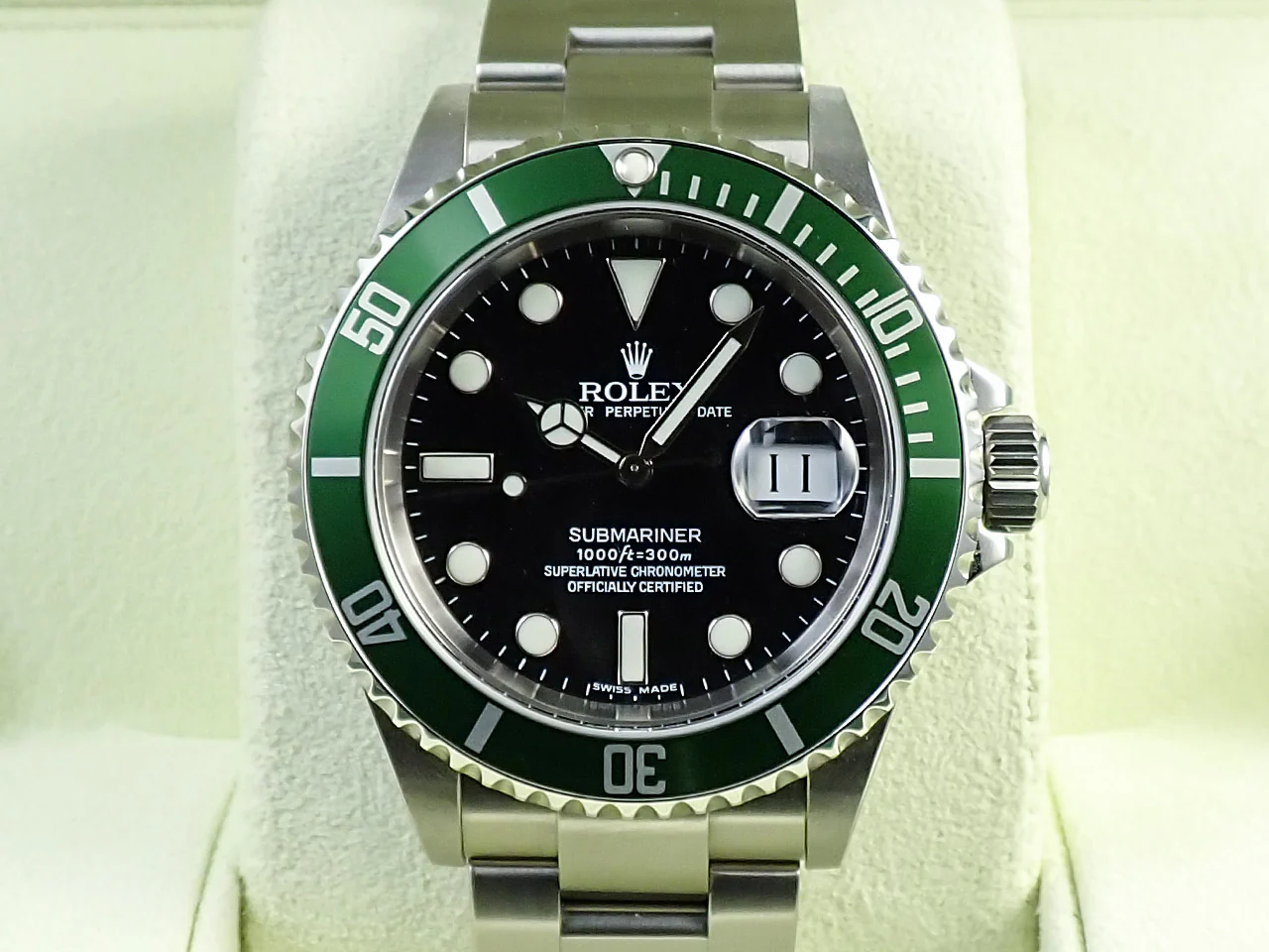 ロレックス サブマリーナー デイト Ref.16610LV ステンレススチール ブラック文字盤 - Image 2