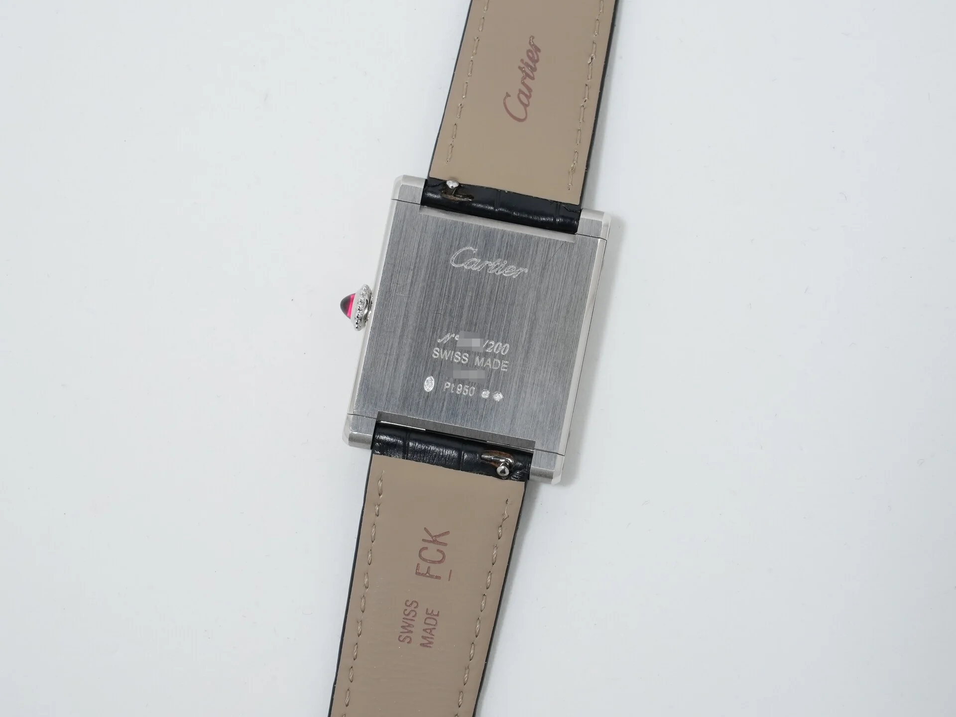 カルティエ タンク ノルマル Ref.WGTA0109 プラチナ シルバー文字盤 美中古 j8vyjv4j - Image 7