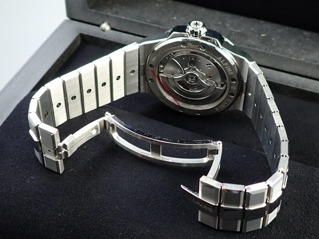 ショパール アルパインイーグル41 Ref.298600-3001 ブルー文字盤 美品 J9799507 - Image 8
