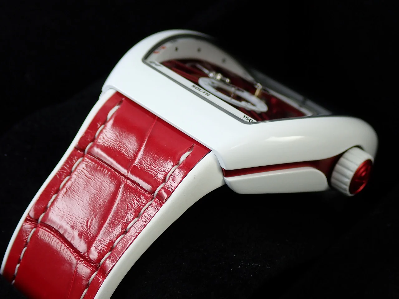 フランクミュラー ヴァンガード Ref.V45S6SQTLTD TTBCER スケルトン文字盤 美品 J9C5R511 - Image 6