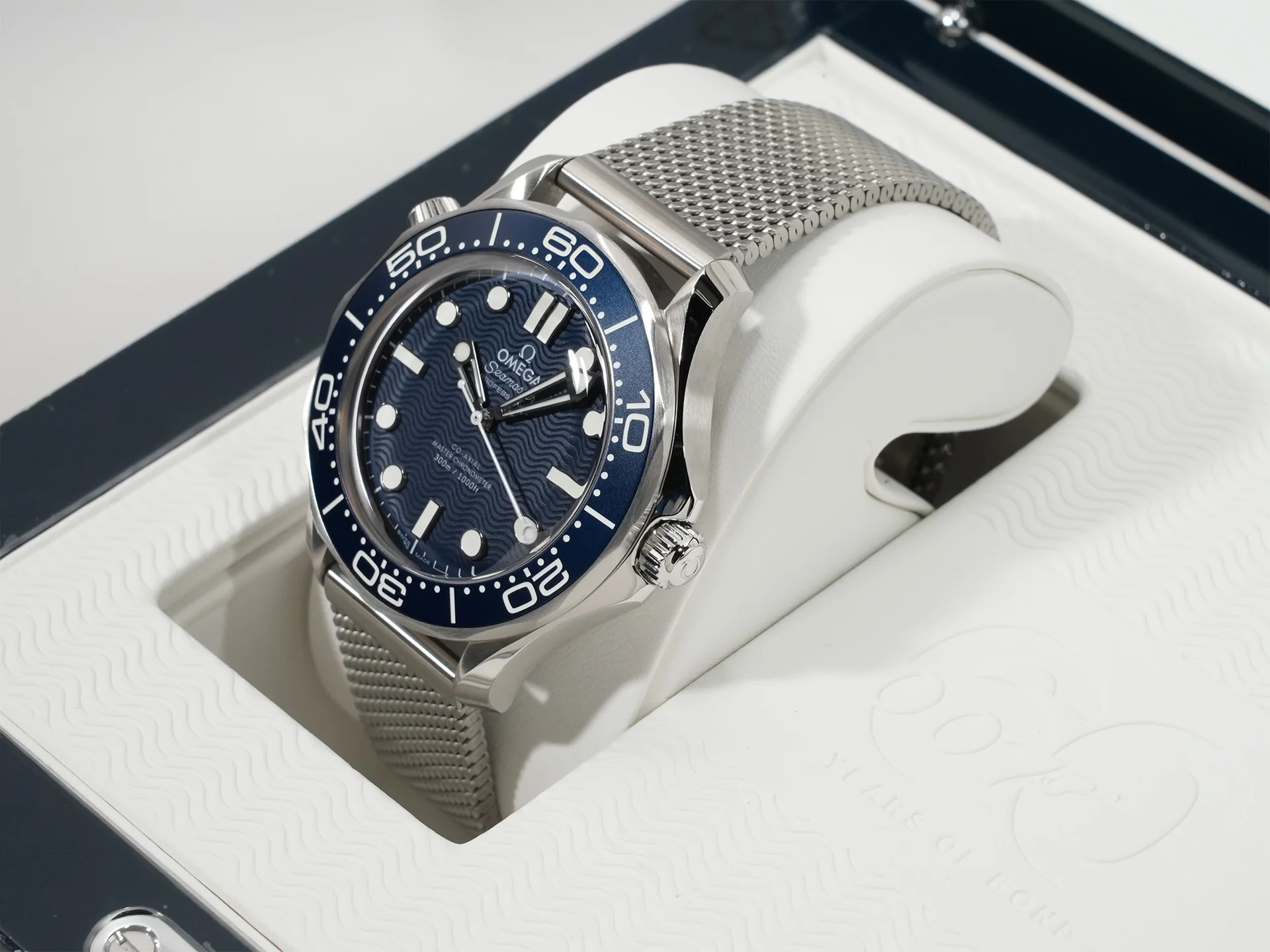 オメガ シーマスター ダイバー 300M コーアクシャル マスター クロノメーター 42MM Ref.210.30.42.20.03.002 ブルー文字盤 美品 j9t6j9th - Image 4
