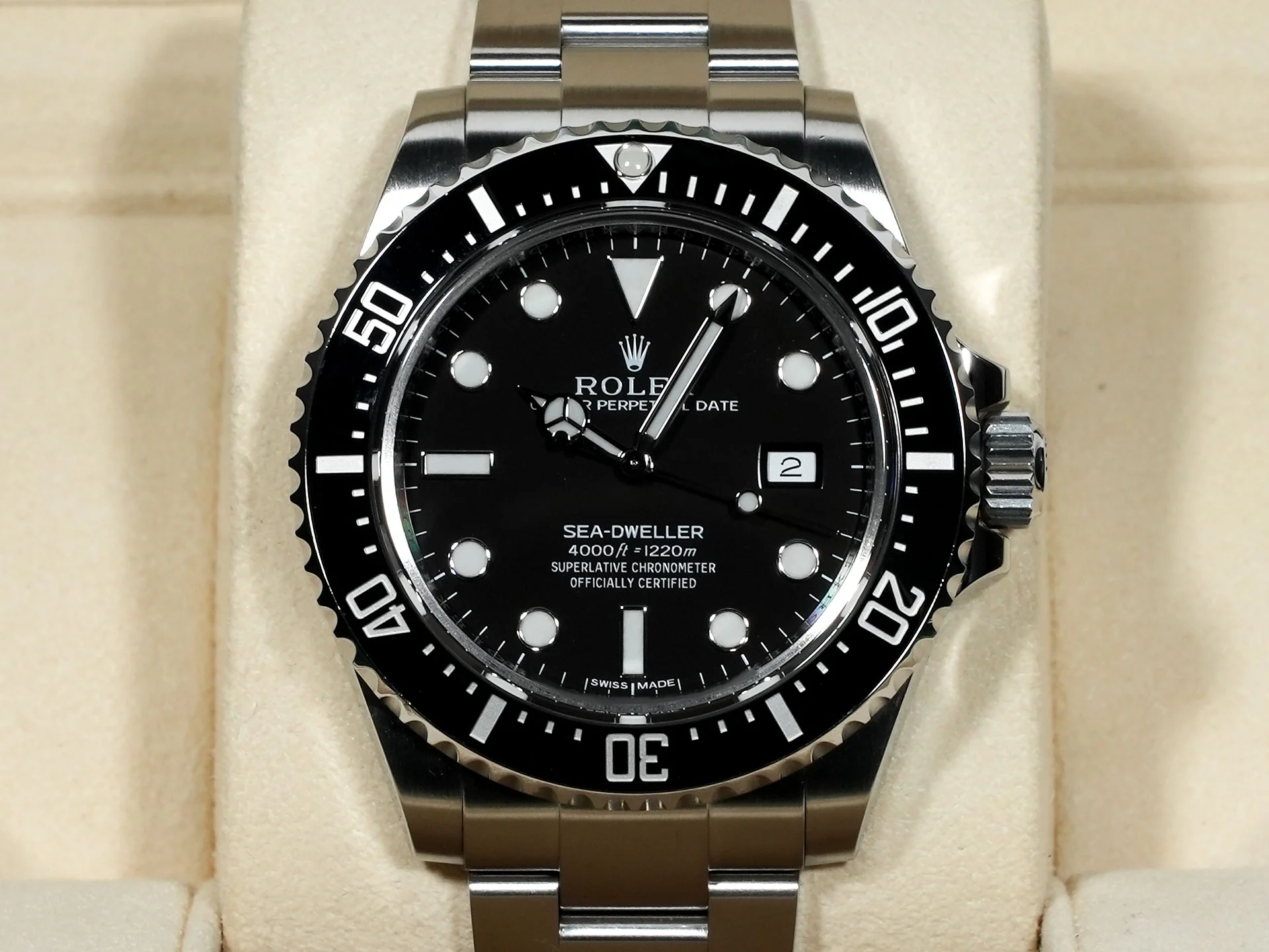 ロレックス シードゥエラー 4000 Ref.116600 ステンレススチール ブラック文字盤 - Image 2