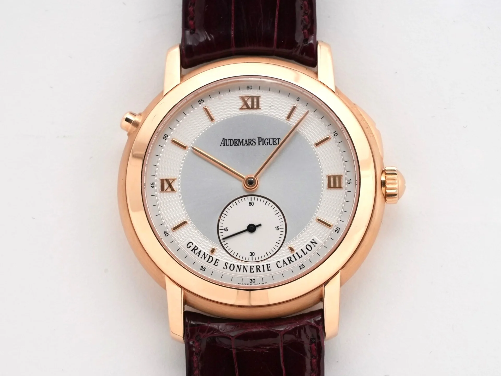 オーデマピゲ ジュール オーデマ グランソヌリ ミニッツリピーター カリヨン Ref.25825OR.OO.D002XX.01 ピンクゴールド シルバー文字盤 - Image 2