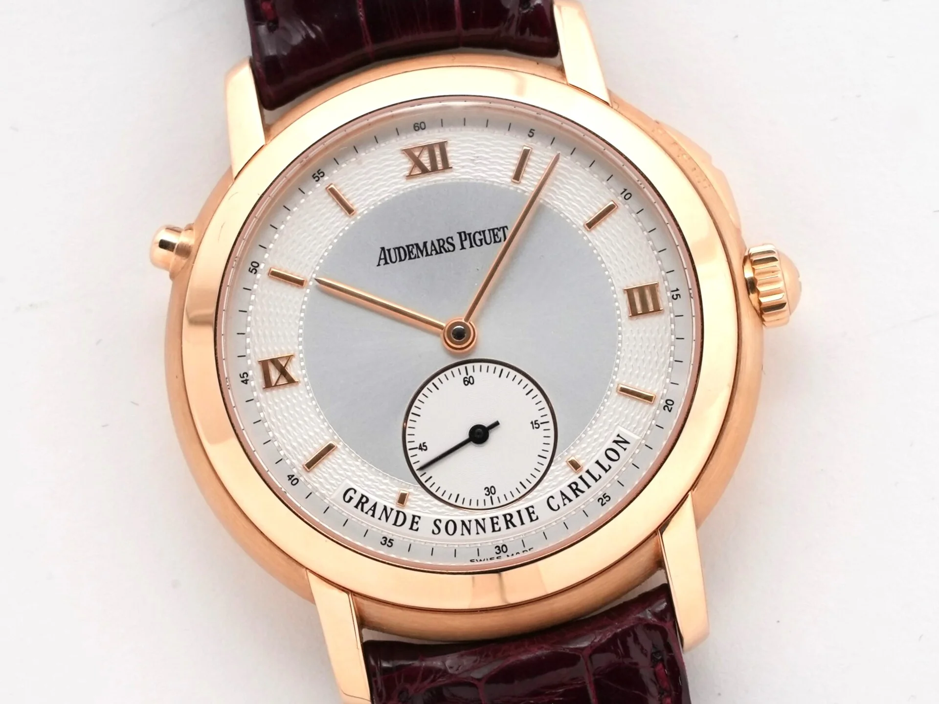 オーデマピゲ ジュール オーデマ グランソヌリ ミニッツリピーター カリヨン Ref.25825OR.OO.D002XX.01 ピンクゴールド シルバー文字盤 - Image 3