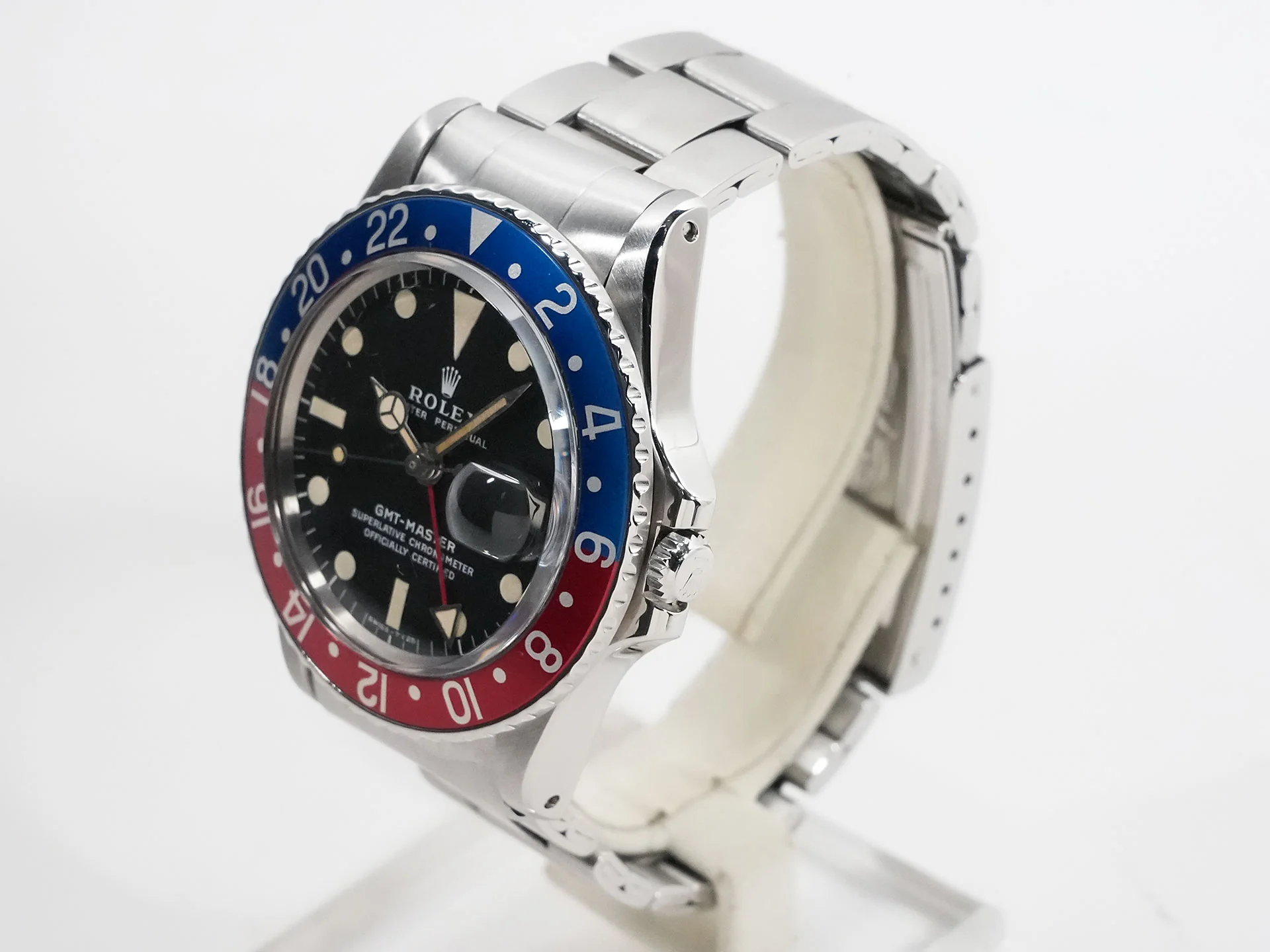 ロレックス GMTマスター Ref.1675 ステンレススチール ブラック文字盤 オイスターブレスレット 中古 jfd6rb5k - Image 4