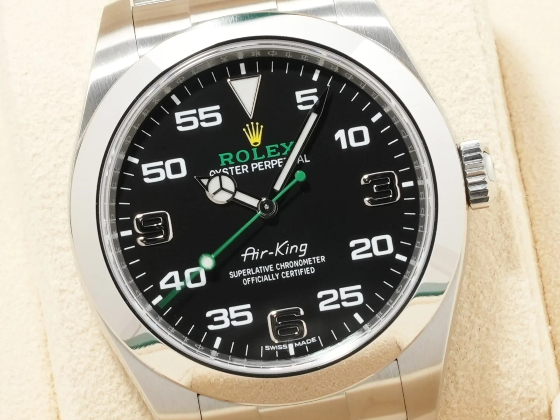 ロレックス エアキング Ref.116900 ステンレススチール ブラック文字盤 - Image 3