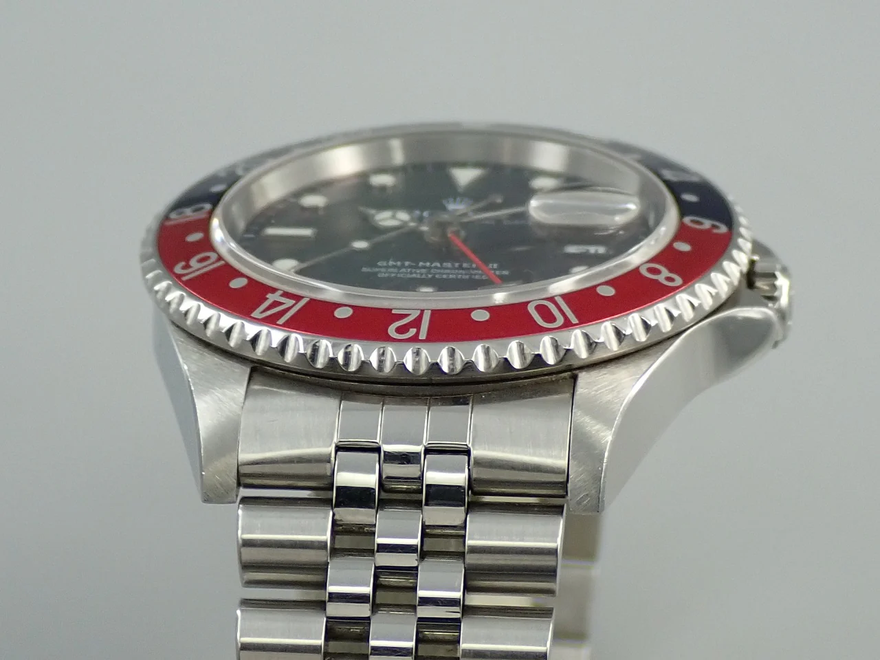 ロレックス GMTマスターII Ref.16710 ステンレススチール ブラック文字盤 ジュビリーブレスレット 中古 JTTY6283 - Image 6