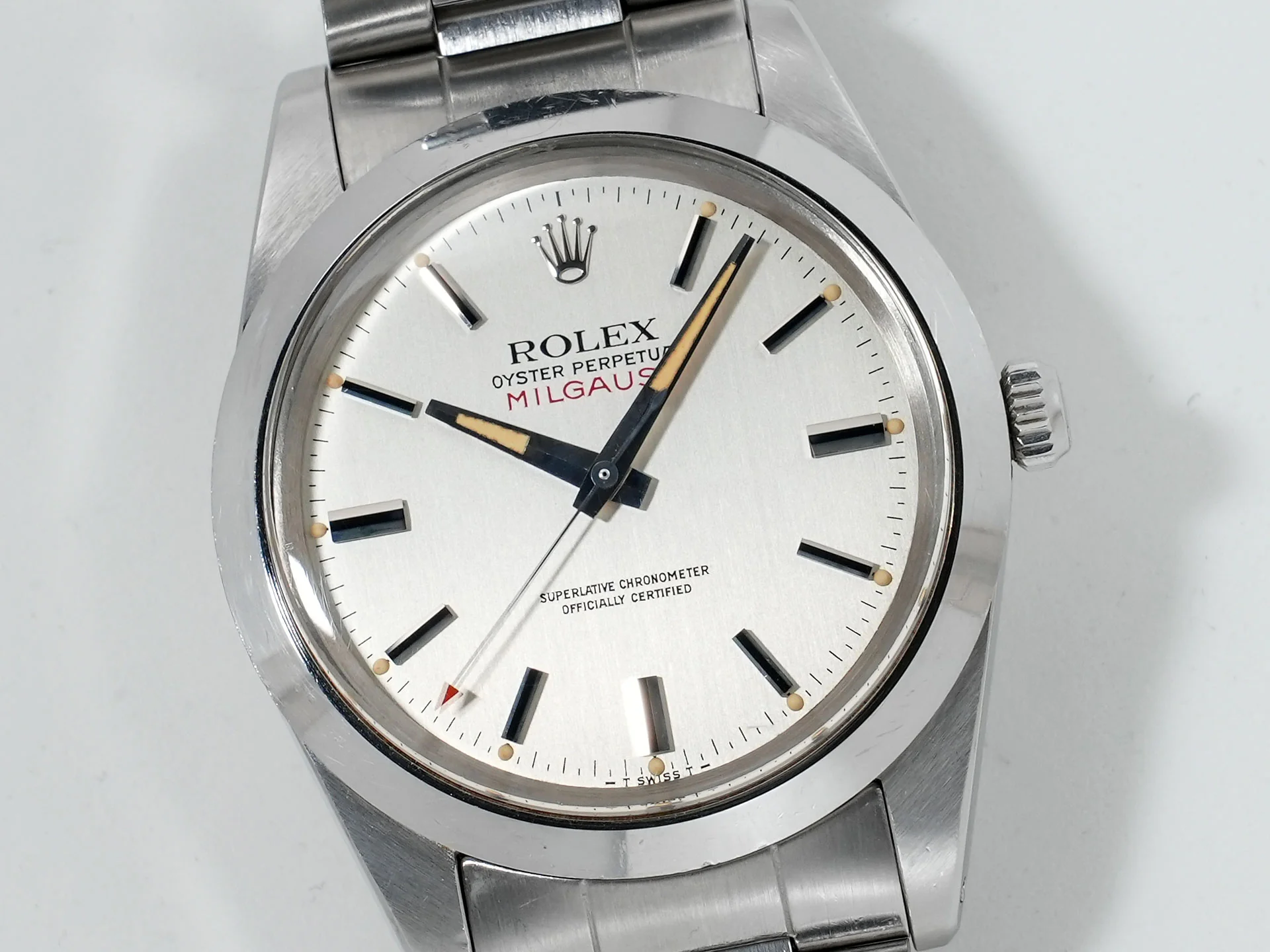 ロレックス ミルガウス Ref.1019 ステンレススチール シルバー文字盤 中古 jvuhhya4 - Image 3