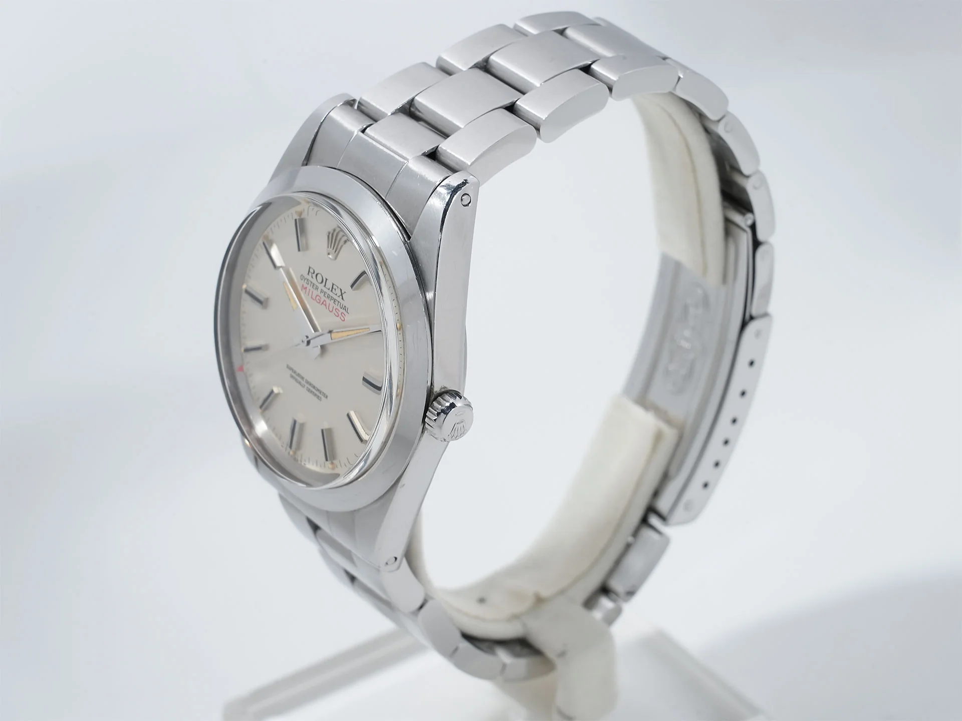 ロレックス ミルガウス Ref.1019 ステンレススチール シルバー文字盤 中古 jvuhhya4 - Image 4