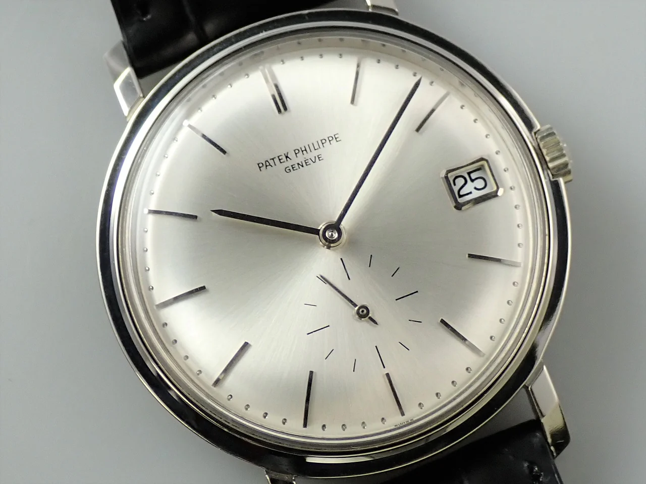 パテックフィリップ カラトラバ Ref.3445G ホワイトゴールド シルバー文字盤 - Image 3