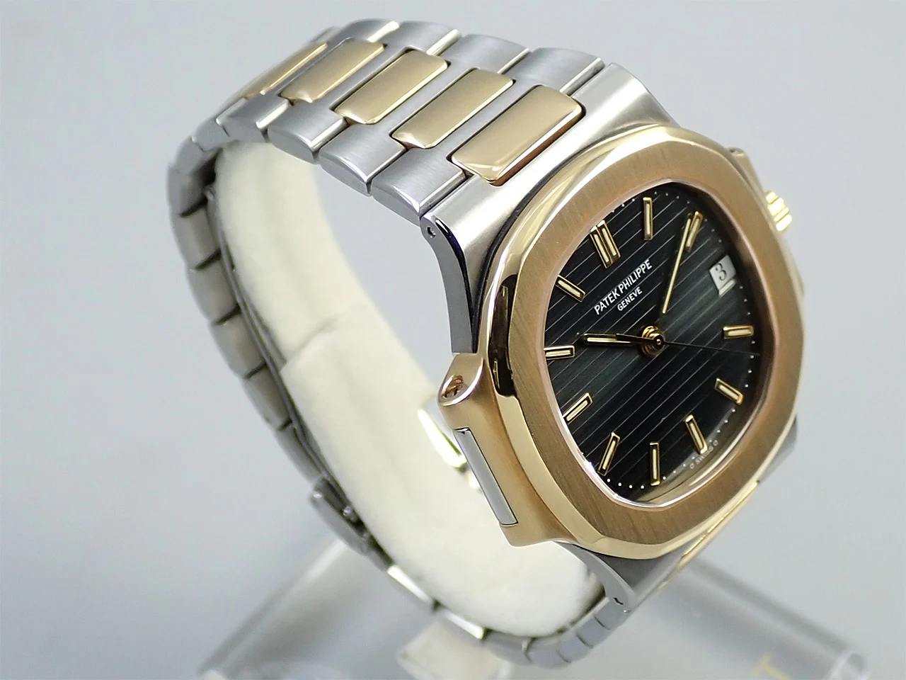 パテックフィリップ ノーチラス Ref.3800/1JA ステンレススチール/イエローゴールド ブルー文字盤 - Image 5
