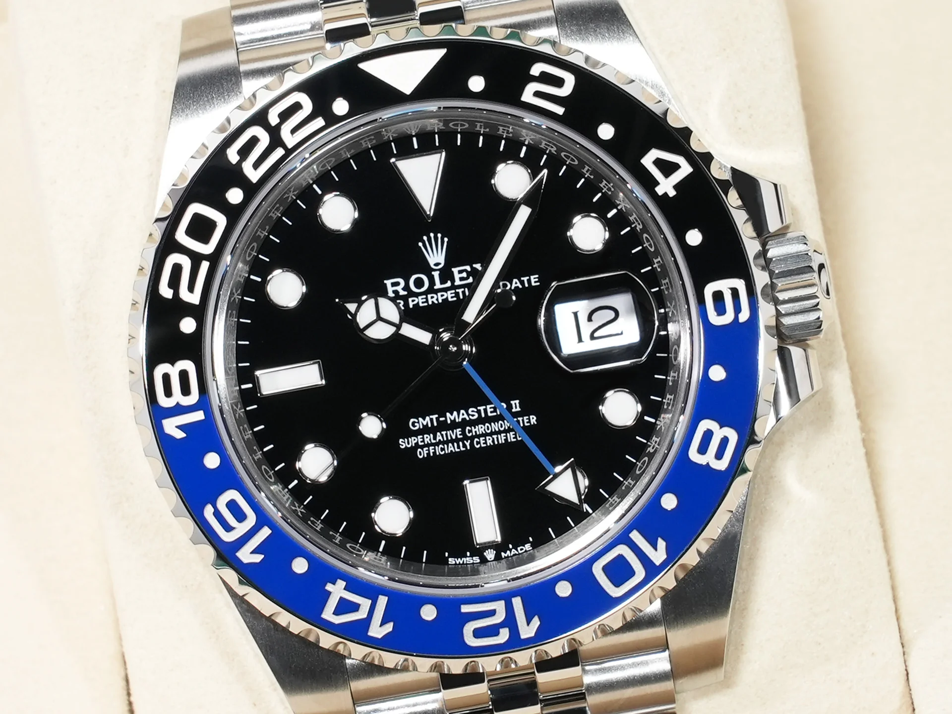 ロレックス GMTマスターII Ref.126710BLNR ステンレススチール ブラック文字盤 ジュビリーブレスレット 未使用 jzo5f3fa - Image 3