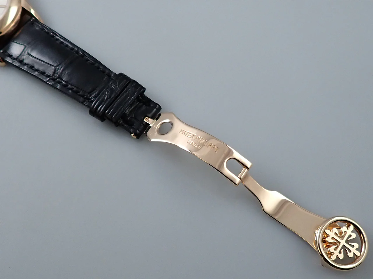 パテックフィリップ カラトラバ トラベルタイム Ref.5134R-011 ローズゴールド シルバー文字盤 - Image 8