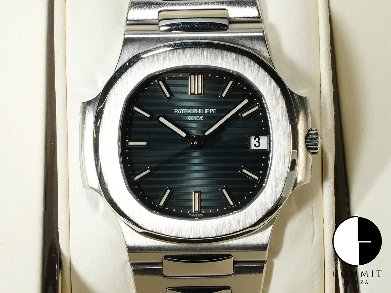 パテックフィリップ ノーチラス Ref.5800/1A-001 ステンレススチール ブルー文字盤